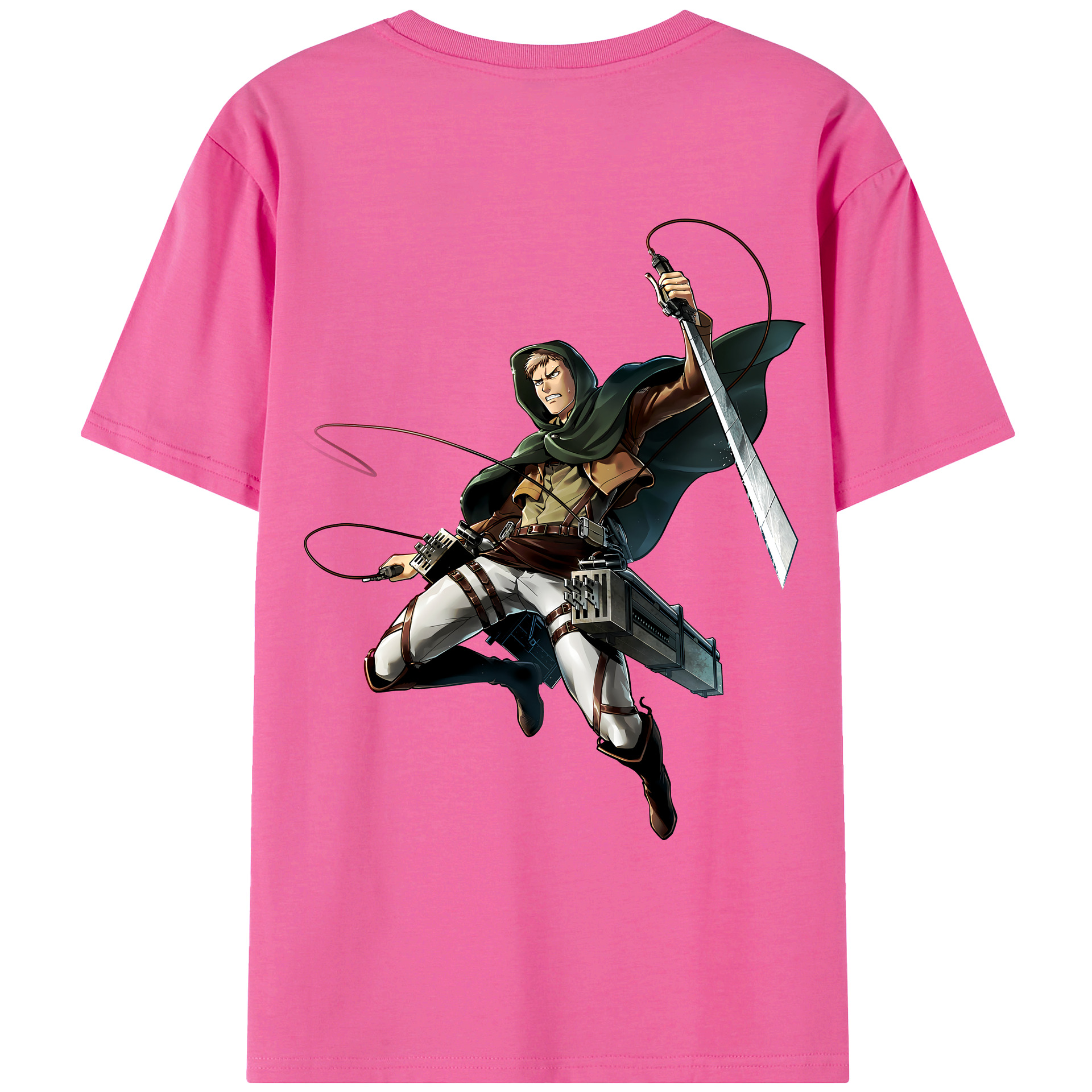 （画像用） 進撃の巨人 Attack on Titan レディース半袖Tシャツ(バックプリント)